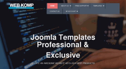 шаблоны Joomla Web Komp